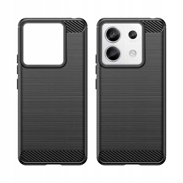 Spacecase Case Cover För Poco X6 Rm Note 13 Pro 5G Svart