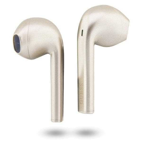 Guess GUTWST26PSD TWS Bluetooth-hodetelefoner + Dock - Gold Classic EST-logo