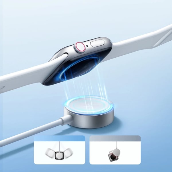 Joyroom S-IW007 3-i-1 kabel USB-A magnetisk lader - Lightning 1,2m - hvit