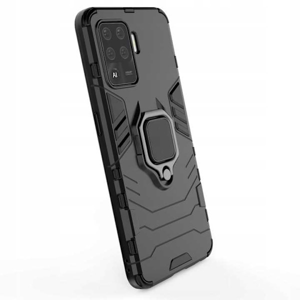 Spacecase Fodral För Oppo Reno 5 Lite Svart Sc X-Ring
