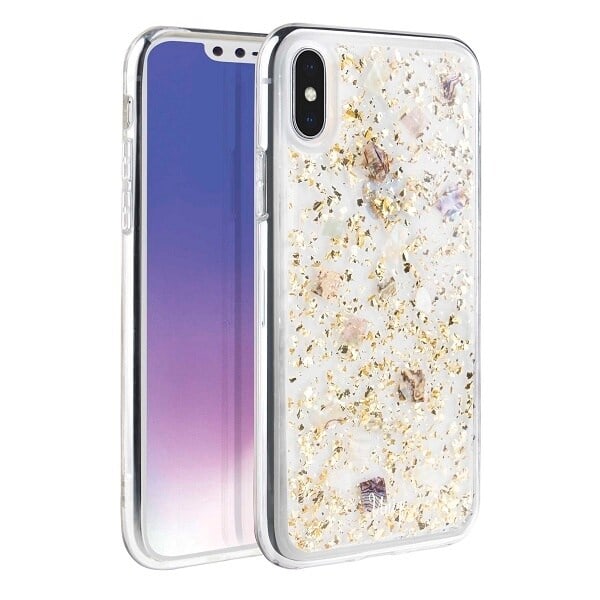 UNIQ LUMENCE CLEAR COVER TIL IPHONE XS MAX - GULD