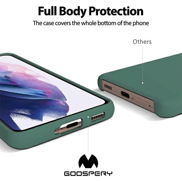 Mercury Silicone iPhone 15 Plus 6,7" grön