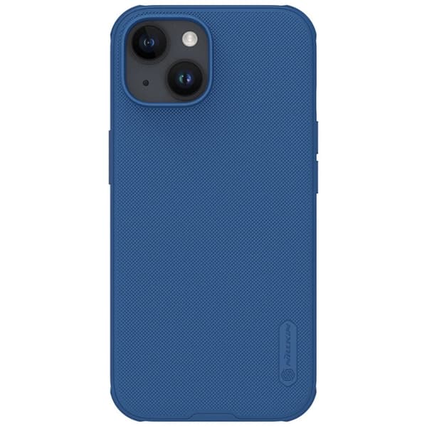 NILLKIN LÆDERCASKE KAMERACOVER TIL IPHONE 15 PLUS BLÅ