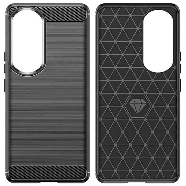Carbon Case för Honor 90 Pro - svart