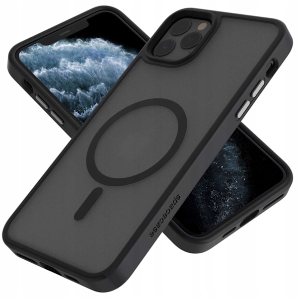 Spacecase Hybrid Case För Iphone 11 Pro Black För Magsafe