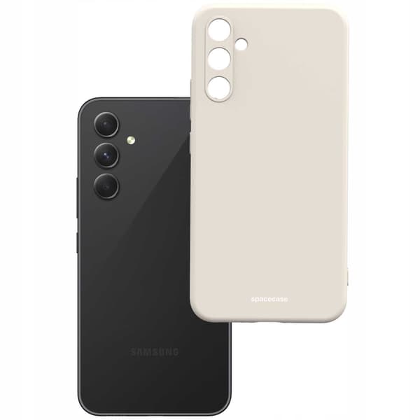 Spacecase Silikonfodral För Samsung Galaxy A54 5G Bone