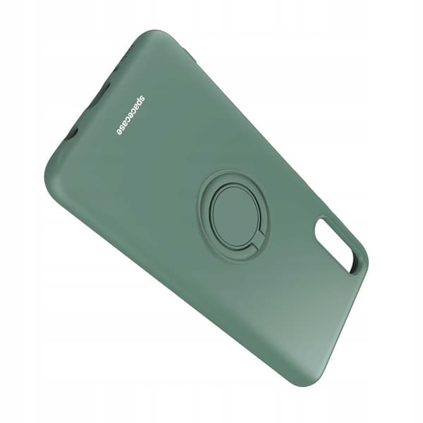 Spacecase Silikonecase Ring För Samsung Galaxy A70 Green Cover