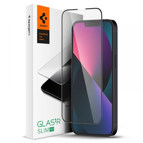 HÆRDET GLAS SPIGEN GLAS FC IPHONE 13 MINI SORT