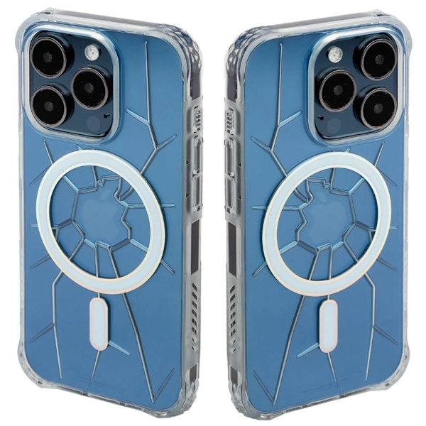 KINGXBAR CASE MAGSAFE CASE TIL IPHONE 15 PRO TRANSPARENT