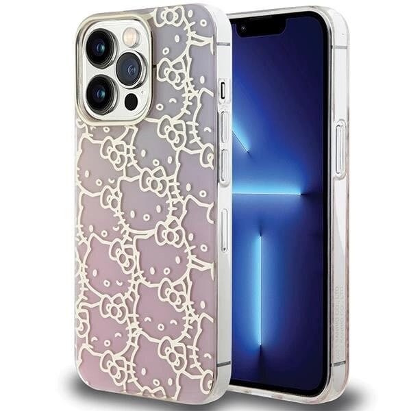 Hello Kitty IML Gradient Electrop Crowded Kitty-deksel til iPhone 13 Pro Max - Rosa