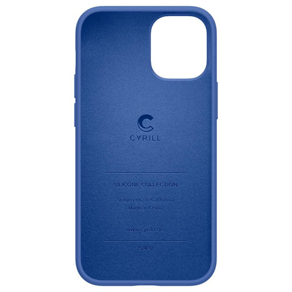 SPIGEN CYRILL SILIKONE IPHONE 12 MINI LINE BLÅ