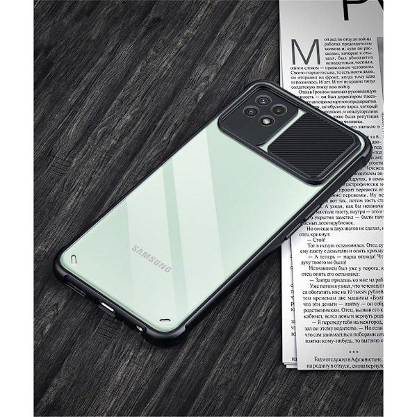 TECH-PROTECT CAMSHIELD GALAXY A22 5G SVART
