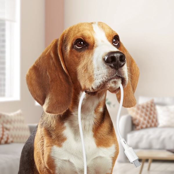 ACEFAST KABEL LANGT STÆRKT USB C - USB C 1,2M 60W (20V/3A) HVID
