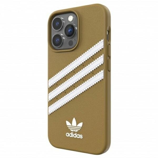 Adidas OR Molded PU-deksel til iPhone 13 Pro Max beige-gull/beige-gull 47807