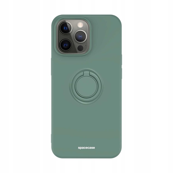 Spacecase Silikonecase Ring För Iphone 13 Pro Case Grönt Skydd