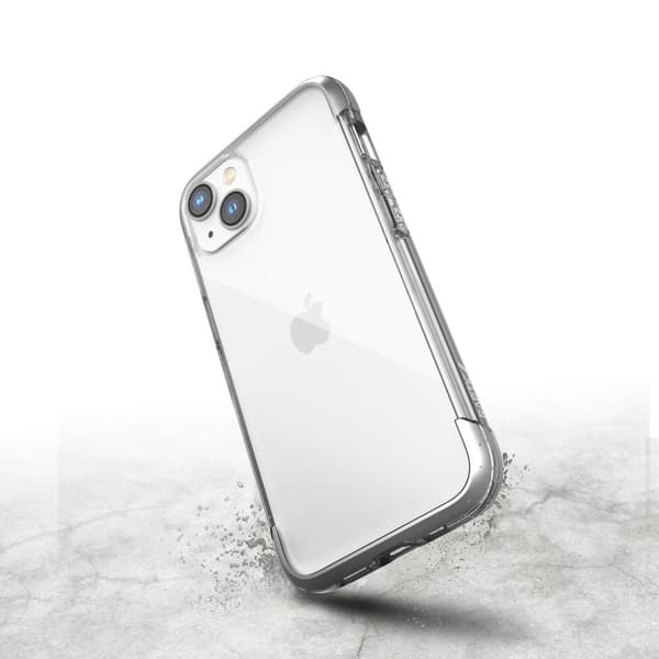 Raptic X-Doria Air Case iPhone 14-deksel, pansret deksel, sølv