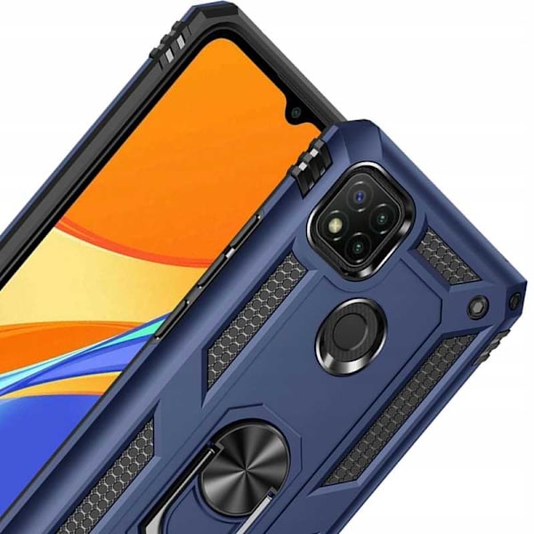 Spacecase Case Cover För Xiaomi Redmi 9C 10A Ring Nx Blue