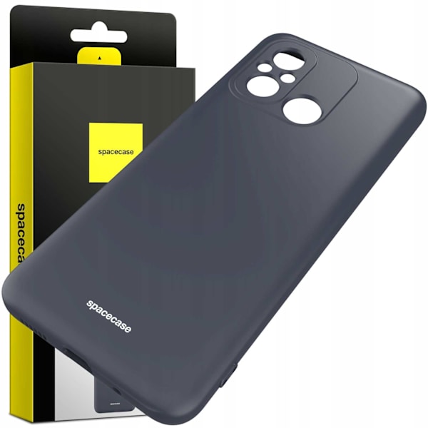 Spacecase Silikonfodral För Xiaomi Redmi 12C Telefon Svart