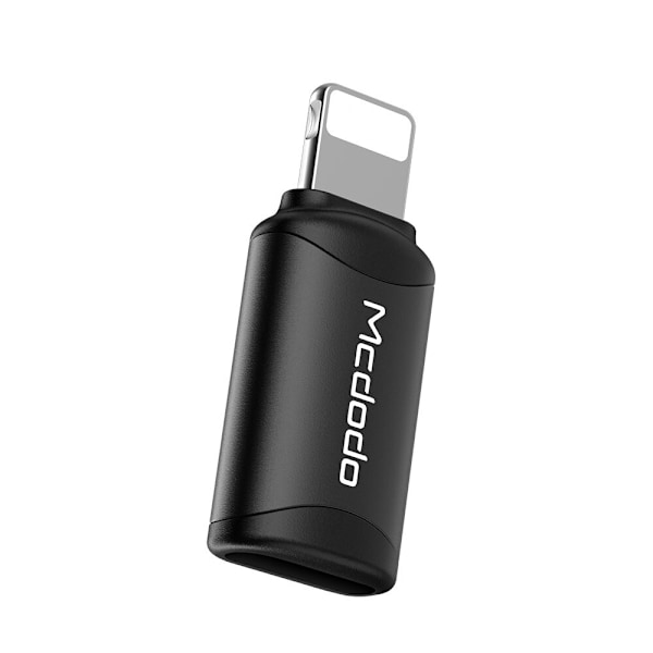 Mcdodo telefonadapter, USB-C adapter för iPhone, svart