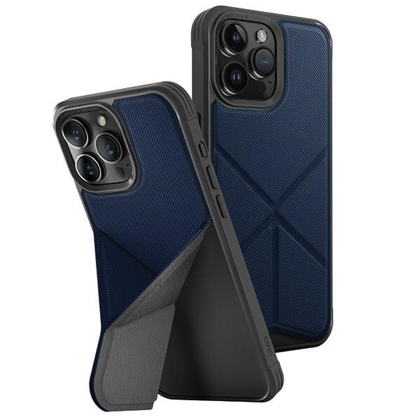 UNIQ-deksel Transforma iPhone 15 Pro Max 6.7 Magclick Lader blå/elektrisk blå