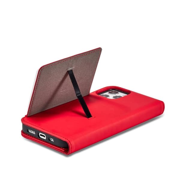 MAGNET KORT CASE CASE HOUS COVER CASE TIL IPHONE 12 RØD