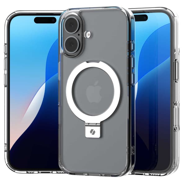 Spacecase Ring Pro Mag Clear Case För Iphone 16 För Magsafe 100 % Skydd