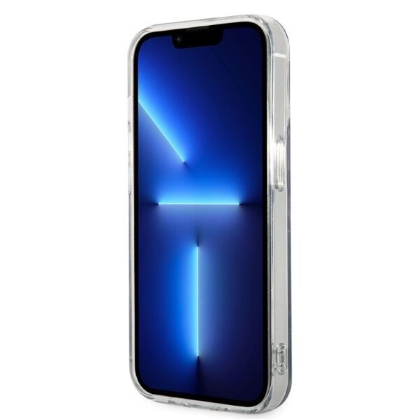 Guess sett MagSafe lader + etui iPhone 14 Pro 6.1 svart marmor (GUBPP14LHMEACSK)