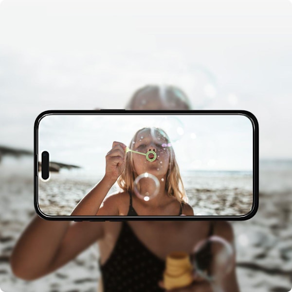 HÆRDET GLAS SPIGEN ALM GLASS FC 2-PACK IPHONE 15 PRO MAX SORT