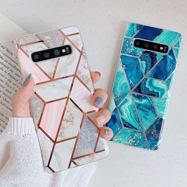 TECH-PROTECT MARBLE GALAXY A52 / A52S ROSA