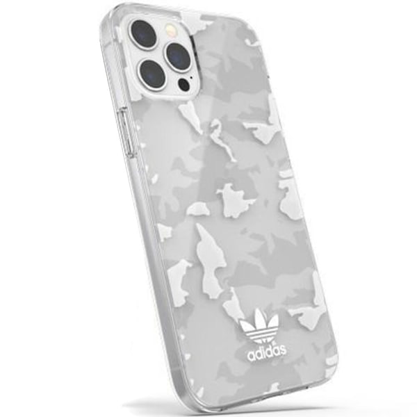 Adidas ELLER SnapCase Camo iPhone 12 Pro Max gjennomsiktig/hvit 43706