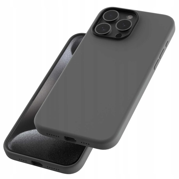 Spacecase Case Cover Till Iphone 15 Pro Max Sc Pure Mag Grå