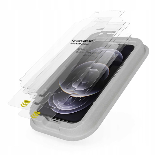 Spacecase Quickfit Härdat Glas För Iphone 12 Pro Max Protective 9H