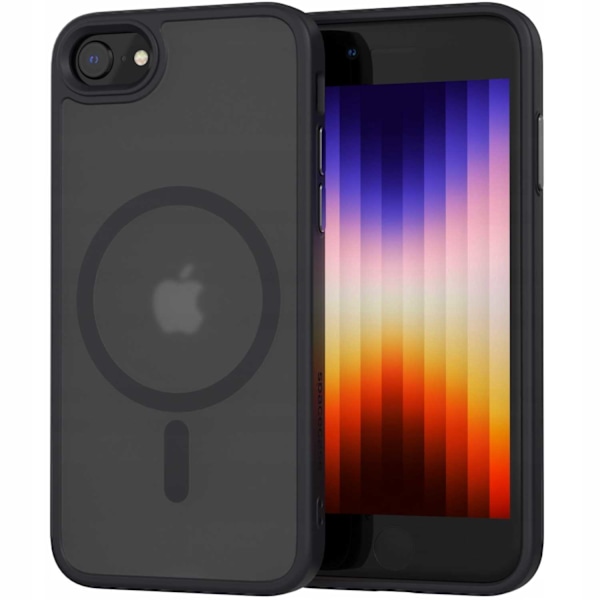 Spacecase Hybrid Case För Iphone 7 8 Se För Magsafe Black