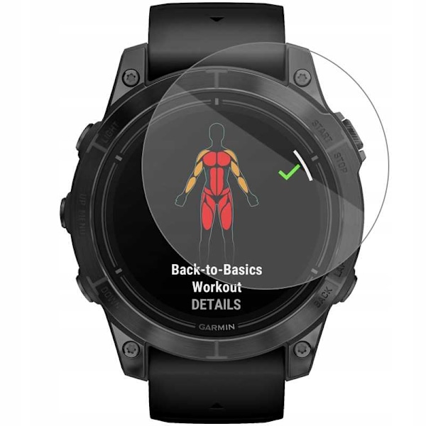 Rymdfodral Härdat Glas 2.5D För Garmin Epix Pro Gen 2 47 Mm Klocka