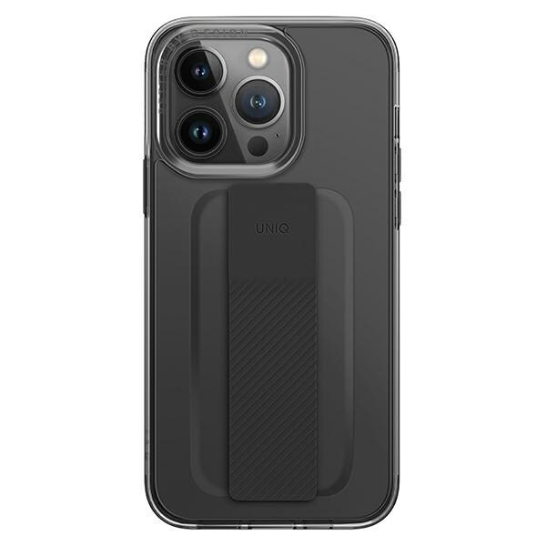 UNIQ Heldro Mount iPhone 14 Pro 6.1 deksel grå/damp røyk