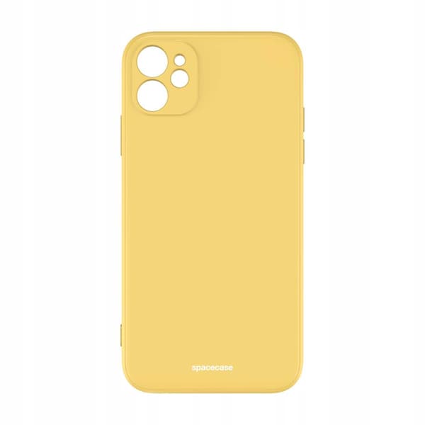 Spacecase Silikonfodral För Iphone 11 Gul Skyddstelefon