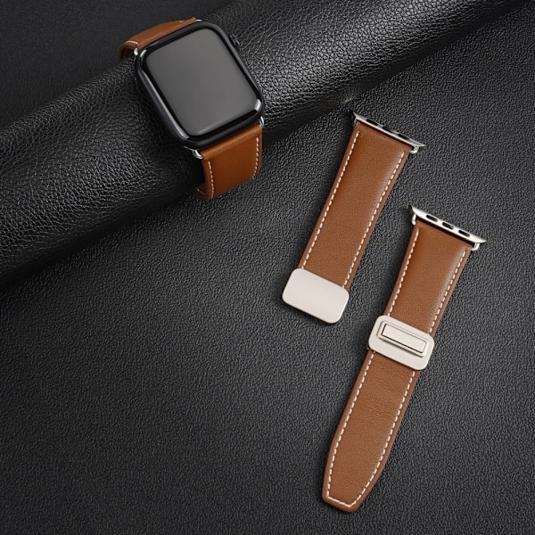 Dux Ducis Ya armbånd for Apple Watch 42 / 44 / 45 / 49 mm - brun