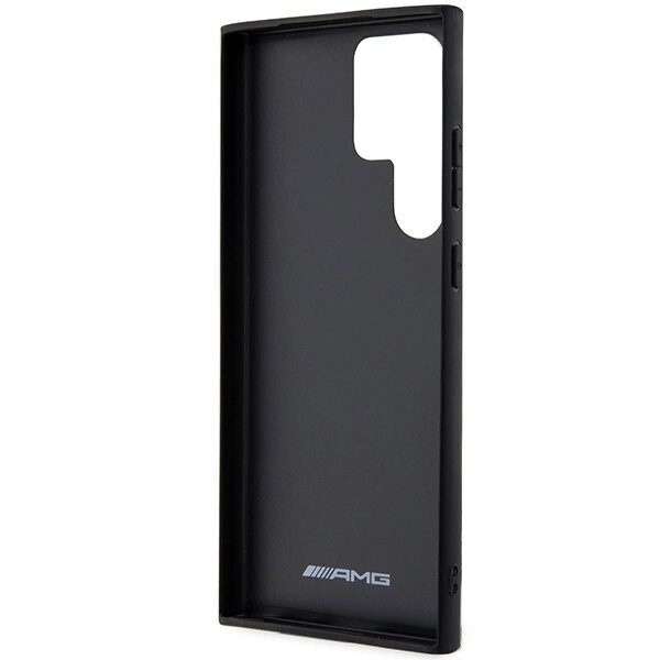 AMG CARBON STRIPE&EMBOSSED COVER TIL SAMSUNG GALAXY S23 ULTRA - SORT