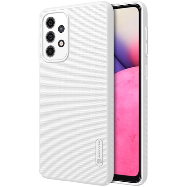 Nillkin Super Frosted Shield forsterket deksel + stativ for Samsung Galaxy A33 5G hvit