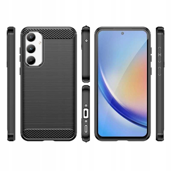 Spacecase Kolhäll För Samsung Galaxy A35 5G Svart