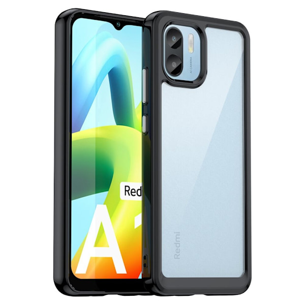 Outer Space Case Xiaomi Redmi A1 veske med fleksibel ramme, svart