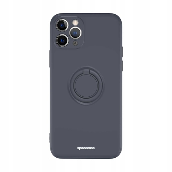 Spacecase Silikon Ringfodral För Iphone 11 Pro Max Svart