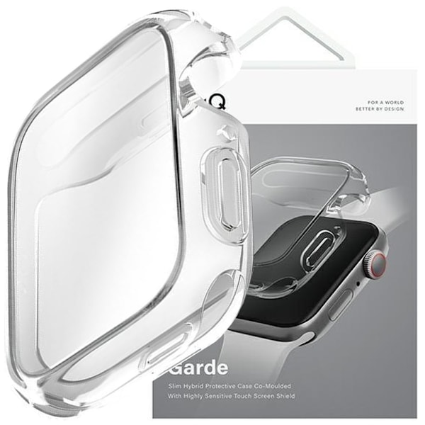 UNIQ Garde Apple Watch Series 7/8 41mm veske. gjennomsiktig/klar