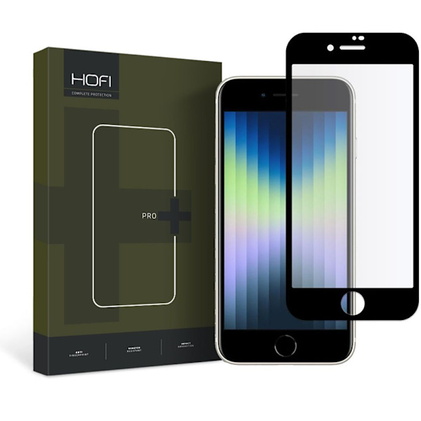 HÆRDET GLAS HOFI GLASS PRO+ IPHONE 7 / 8 / SE 2020 / 2022 SORT
