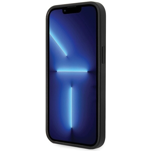 Guess 4G Big Metal Logo beskyttelsesdeksel til iPhone 15 - grå