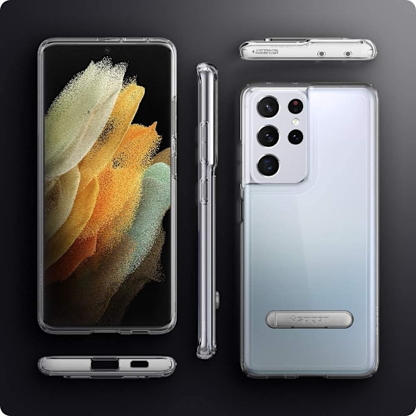 SPIGEN ULTRA HYBRID "S" GALAXY S21 ULTRA CRYSTAL CLEAR