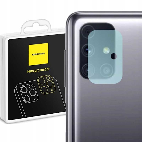 Spacecase Fodral För Samsung Galaxy M31S Härdat Glas