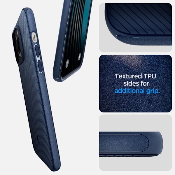 SPIGEN MAG ARMOR IPHONE 14 PRO MAX NAVY BLÅ