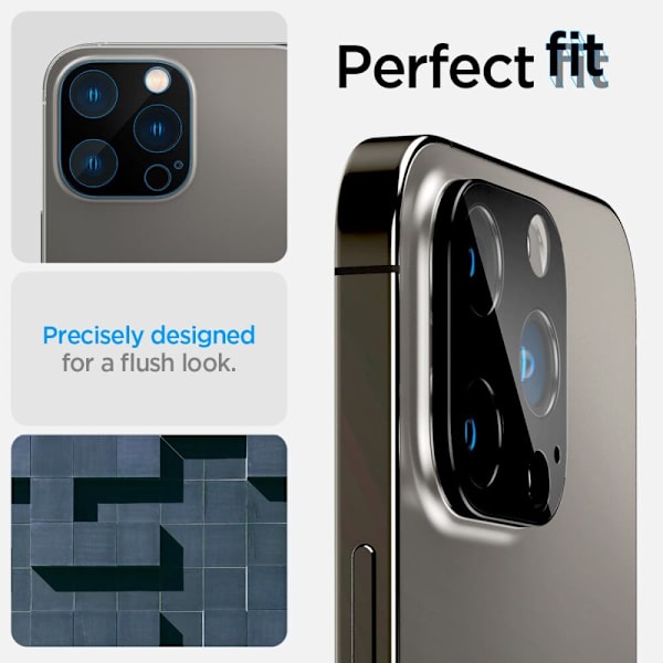 CAMERA PROTECTOR SPIGEN OPTIK.TR CAMERA PROTECTOR 2-PACK IPHONE 14 PRO / 14 PRO MAX BLACK