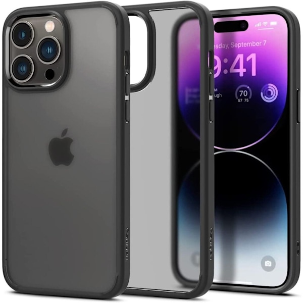 SPIGEN ULTRA HYBRID IPHONE 14 PRO MAX FROST SVART